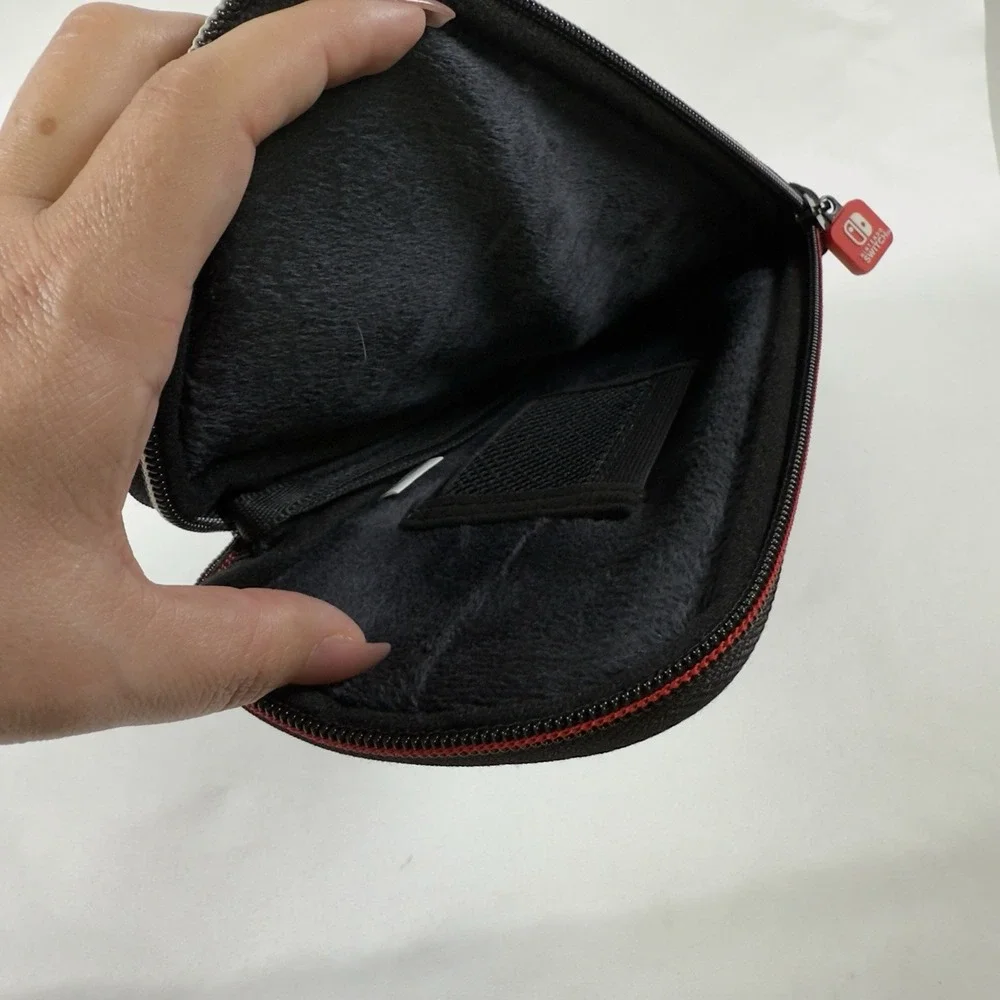 Official‎ NINTENDO SWITCH Travel Case Bag Cover Zip-Up Soft Shell Black